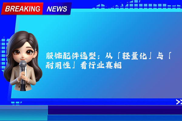 服饰配件选型：从「轻量化」与「耐用性」看行业真相